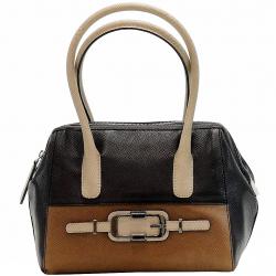 Guess Women's Jonsi VD438709 Frame Satchel Handbag - Black