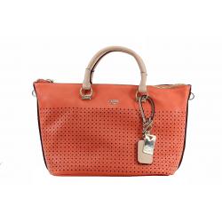 Guess Women's Juliana Satchel Handbag - Orange - 9 H x 16 W x 6 D In