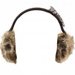 Scala Pronto Women's Fur Winter Ear Muff Hat - Brown - One Size