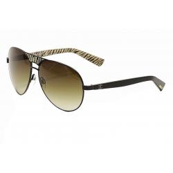 Just Cavalli Women's JC510S JC/510S Pilot Sunglasses - Black on Print/Brown Gradient   04F - 60 13 130mm