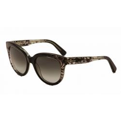 Valentino Women's 666S 666S Cat Eye Sunglasses - Black - Lens 54 Bridge 21 Temple 135mm