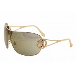 Roberto Cavalli Women's Menkar 891S 891/S Shield Sunglasses - Rose Gold/Composite Grey   28G - Lens 00 Bridge 00 Temple 120mm