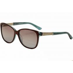 Swarovski Women's Evelina SW83 SW/83 Fashion Sunglasses - Brown - Lens 58 Bridge 15 Temple 135mm