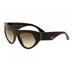 Prada Women's Voice SPR27Q SPR/27Q Fashion Sunglasses - Black/Grey Gradient   1AB 0A7 - Lens 56 Bridge 18 Temple 140mm