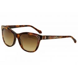 Roberto Cavalli Women's Tsze 991S 991/S Cat Eye Sunglasses - Brown - Medium Fit