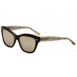 Guess By Marciano Women's GM0741 GM/0741 Fashion Cat Eye Sunglasses - Black - Lens 56 Bridge 17 Temple 140mm