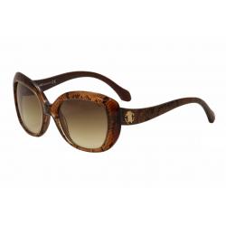 Roberto Cavalli Women's Alula RC 828S 828/S Fashion Sunglasses - Brown - Lens 53 Bridge 20 Temple 135mm