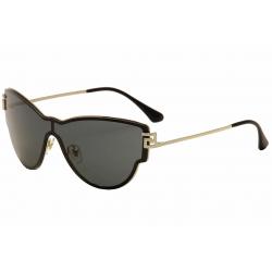Versace Women's VE2172B VE/2172B Shield Sunglasses - Black - Lens 62 Temple 140mm