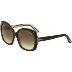 Tom Ford Women's Gabriella TF362F TF/362/F Fashion Sunglasses - Brown - Lens 59 Bridge 16 Temple 140mm
