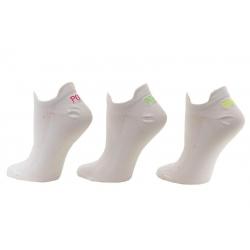 Polo Ralph Lauren Women's 3 Pairs Double Tab Ankle Socks Sz: 9 11 Fits 4 10.5 - White - 9 11 Fits 4 10.5