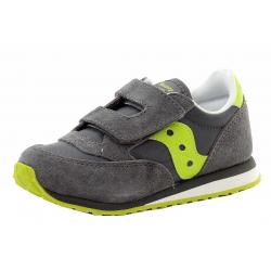 Saucony Toddler Boy's Baby Jazz Hook & Loop Fashion Sneakers Shoes - Grey/Citron - 5   Toddler