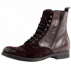 Diesel Men's D Kallien Fashion Suede/Leather Boots Shoes - Red - 10