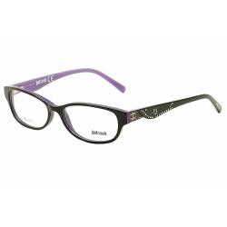 Just Cavalli Women's Eyeglasses JC0452 JC/0452 Full Rim Optical Frame - Black - Lens 53 Bridge 15 Temple 140MM