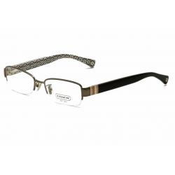 Coach Women's Eyeglasses Cecily HC5027B HC/5027B Semi Rim Optical Frame - Silver - Medium Fit