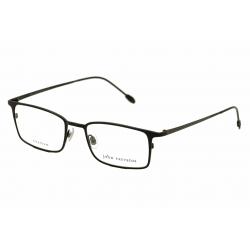 John Varvatos Men's Eyeglasses V147 Full Rim Titanium Optical Frames - Black - Lens 52 Bridge 19 Temple 140mm