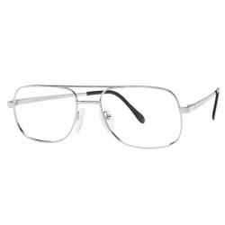 Charmant Men's Eyeglasses TI8105 TI/8105 Full Rim Optical Frame - Silver - Lens 57 Bridge 18 Temple 145mm