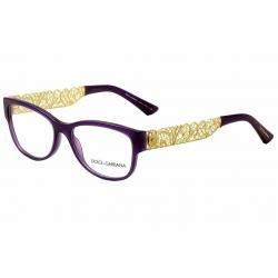 Dolce & Gabbana Eyeglasses D&G Filigrana DG3185 3185 Optical Frame - Purple - Lens 53 Bridge 16 Temple 140mm