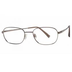 Charmant Men's Eyeglasses TI8165 TI/8165 Full Rim Optical Frame - Brown   BR - Lens 54 Bridge 19 Temple 145mm