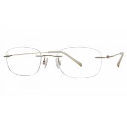 Charmant Men's Eyeglasses TI8334E TI/8334E Rimless Optical Frame - Gold - Lens 49 Bridge 19 Temple 140mm