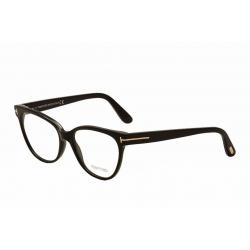 Tom Ford Women's Eyeglasses TF5291 TF/5291 Full Rim  Optical Frame - Black - Lens 55 Bridge 16 Temple 140mm