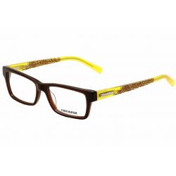 Converse Men's Eyeglasses Q007 Full Rim Optical Frame - Brown - Lens 53 Bridge 16 Temple 140mm