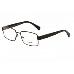 Prada Men's Eyeglasses VPR53R VPR/53R Full Rim Optical Frame - Black - Lens 54 Bridge 17 Temple 140mm