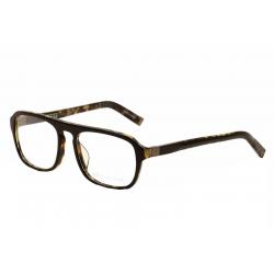 John Varvatos Men's Eyeglasses V362 V/362 Full Rim Optical Frame - Brown - Lens 55 Bridge 18 Temple 145mm