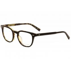 John Varvatos Men's Eyeglasses V205 V/205 Full Rim Optical Frame - Black - Lens 49 Bridge 21 Temple 145mm