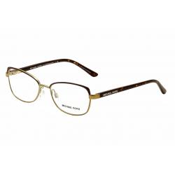 Michael Kors Women's Eyeglasses Grace Bay MK7005 MK/7005 Full Rim Optical Frame - Chocolate/Gold   1049 - Lens 52 Bridge 16 Temple 135mm