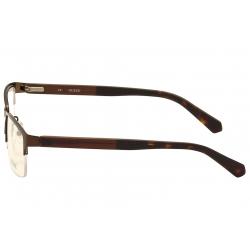 Guess Men's Eyeglasses GU1879 GU/1879 Half Rim Optical Frame - Bronze - Lens 56 Bridge 17 Temple 140mm