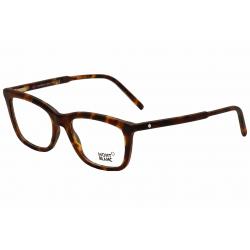 Mont Blanc Eyeglasses MB0553 MB/0553 Full Rim Optical Frame - Brown - Lens 53 Bridge 18 Temple 145mm