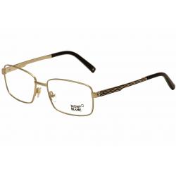 Mont Blanc Men's Eyeglasses MB0482 MB/0482 Full Rim Optical - Gold - Lens 56 Bridge 17 Temple 140mm