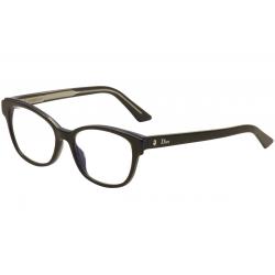 Christian Dior Women's Eyeglasses Montaigne No.03 Full Rim Optical Frame - Brown - Lens 52 Bridge 17 Temple 140mm