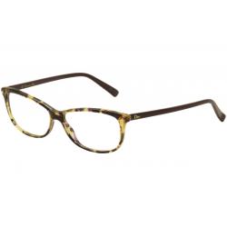 Christian Dior Women's Eyeglasses CD3271 CD/3271 Full Rim Optical Frame - Brown - Lens 53 Bridge 13 Temple 140mm