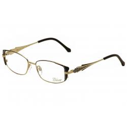 Diva Womens Eyeglasses 5419 Full Rim Optical Frame - Black - Lens 53 Bridge 15 Temple 140mm