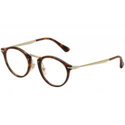 Persol Calligrapher Men's Eyeglasses 3167V 3167/V Full Rim Optical Frame - Brown - Lens 47 Bridge 22 B 42.8 ED 48.5 Temple 145mm