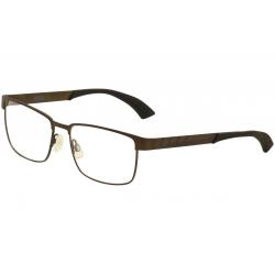 Puma Men's Eyeglasses PU0050O PU/0050O Full Rim Optical Frame - Bronze - Lens 57 Bridge 17 Temple 140mm