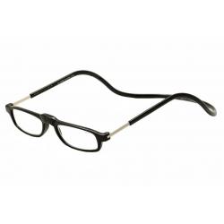 Clic Reader Eyeglasses City Readers Full Rim Magnetic Reading Glasses - Black - Strength +3.00