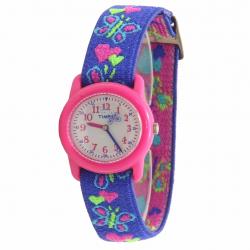 Timex Kids Girl s T89001 Hearts   Butterflies Blue Indiglo Analog Watch