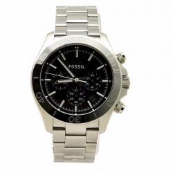 Fossil Men s Retro CH2848 Silver Stainless Steel Chronograph Watch