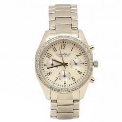 Caravelle New York 43L159 Silver Crystal Stainless Steel Watch
