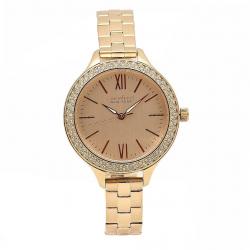 Caravelle New York Women s 44L125 Rose Gold Crystal Analog Watch