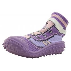 Skidders Girl's Skidproof Sneakers Cool Lilac Shoes XY4447 - Purple - 8; Fits 24 Months