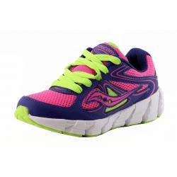 Saucony Girl's Kotaro Lace Up Fashion Sneakers Shoes - Purple - 7   Big Kid