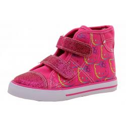 Hello Kitty Toddler Girl's HK Lil Sabrina High Top Fashion Sneakers Shoes - Pink - 6 M US Toddler