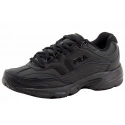 Fila Women's Memory Workshift Non Skid Slip Resistant Sneakers Shoes - Black - 7 B(M) US