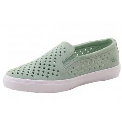 Lacoste Women's Gazon 216 Fashion Slip On Sneakers Shoes - Green - 9 B(M) US