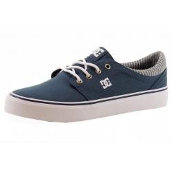 DC Men's Trase TX Canvas Sneakers Shoes - Blue - 12.5