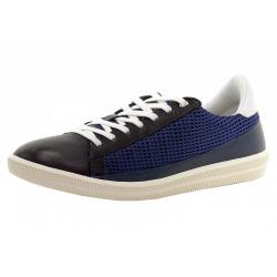 Diesel Men's S Naptik Sneakers Shoes - Black/Estate Blue Mesh - 8.5