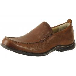 Hush Puppies GT Men's Shoes Red/Brown Loafers Sheepskin Lining - Brown - USA 10 M